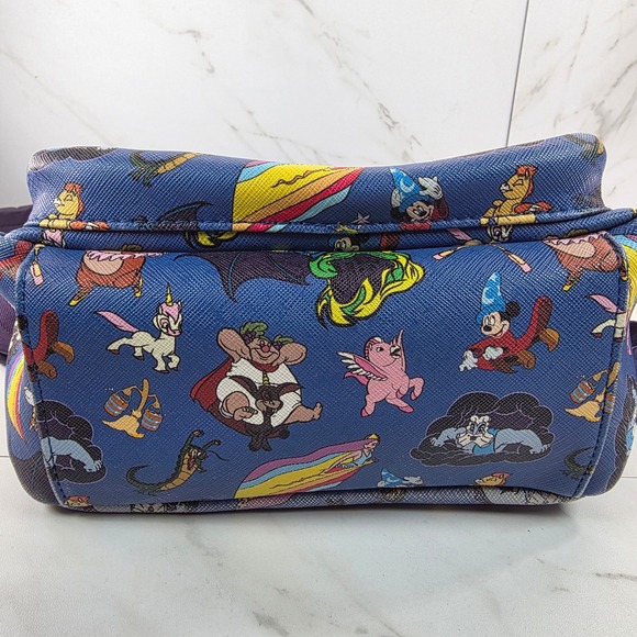 Disney Loungefly Fantasia Villains‎ & Friends Allover Print Mini Backpack main image 6